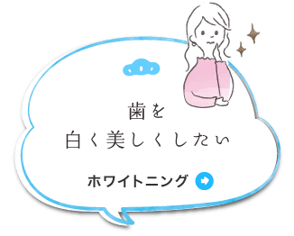 歯を白く美しくしたい ホワイトニング